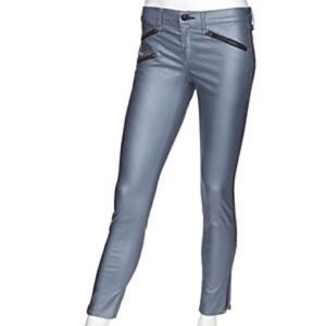 Rag & Bone Metallic Coated Skinny Jeans